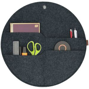 Bertoni BERTONI EE Organizer na ścianę kółko z kieszeniami antracyt L