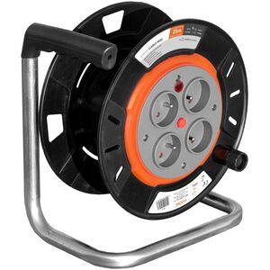 Orno Zwijak bębnowy IP20 4x2P+Z 16A 230V, H05RR-F 3x1,5mm2, 25m