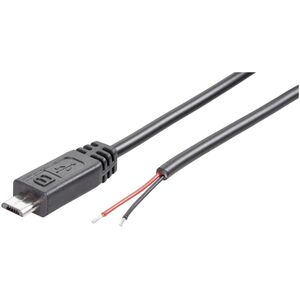 Tru Components Konfektioneret Micro USB-B-stik med åben kabelende Micro USB-B-stik TRU COMPONENTS Indhold: 1 stk 13799716 2050004923339
