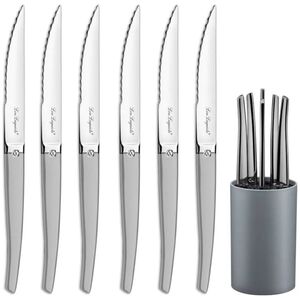 Amefa Lou Laguiole - Steaks Knive- κομψό σατέν φινίρισμα -6 stk & θήκη για μαχαίρι 13802326 3546700000000