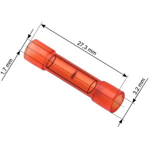 Blow 43-091# Konektor izol.łącz.27,3/3,2/1,7czerwony