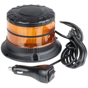AMiO Lampa ostrzegawcza błyskowa kogut led w29m 12v 24v amio-04110