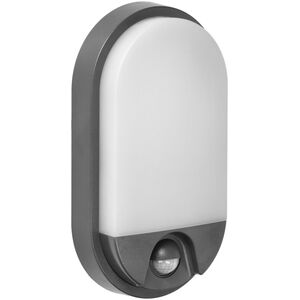 Kinkiet Orno NEFRYT LED 15W, oprawa ogrodowa z czujnikiem ruchu, 1100lm, IP54, 4000K, szara
