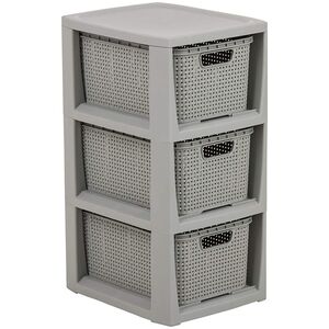 Epson REGAŁ RATTANOWY 3 X 7L - 1725 SZARY