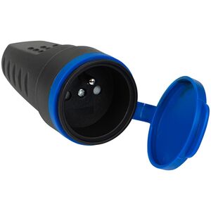 Blow Gniazdo GN-54 PR pojedyncze z uziemieniem hermetyczne czarne