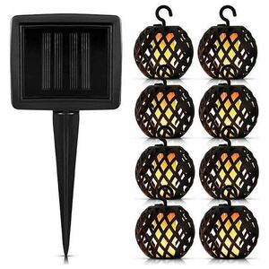 Blow 70-290# Girlanda solarna ogrodowa kule 8 led ciepły gs-01