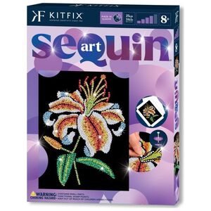 Σετ Airfix KITFIX DIY Sequin Art Purple Tiger Lily 14044272 5905935810203