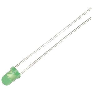Blow 6017#                Dioda led   3mm (zielona matowa)