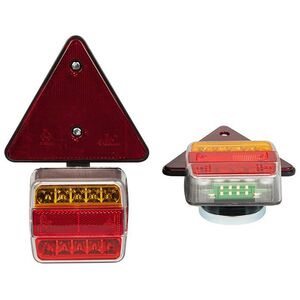 Blow 23-219# Zestaw lamp do przyczepy samochodowej led trójkąt