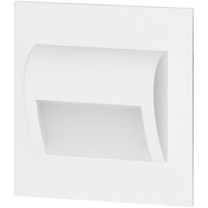 Oprawa schodowa Orno DRACO LED NEW 1,5W, oprawa schodowa podtynkowa, 12VDC, 30lm, 6000K, biała, innowacyjny sposób montażu