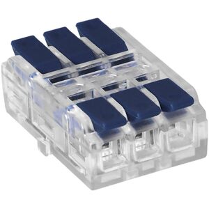 Orno Złączka instalacyjna zaciskowa 3-przewodowa, dwustronna| na dowolny przewód 0,75-4mm?| IEC 250V/32A| blister 4 szt.