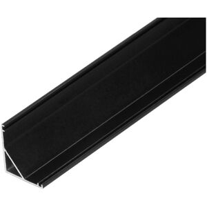 Orno Profil aluminiowy do taśm LED, 2000 x 15,8 x 15,8 mm, kątowy, czarny, komplet 50 szt.