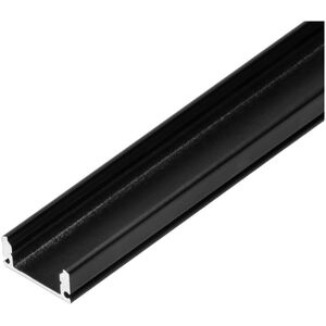 Taśma LED Orno Profil aluminiowy do taśm LED, 2000 x 17 x 7 mm, nawierzchniowy, czarny