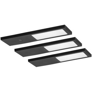 Orno PLANA zestaw 3 lamp podszafkowych LED, 3x4W, 3x240lm, 4000K, z włącznikiem bezdotykowym, czarne