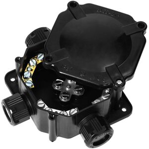 Orno Puszka hermetyczna IP67, 4 dławnice, 144x144mm, czarna