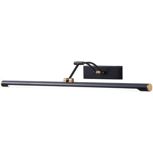 Orno RICO LED 9W, lampa nad lustro, 990lm, 4000K, IP44, dł. 50 cm, czarna