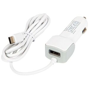 Ładowarka Blow 75-729# Ładowarka samochodowa 5v 2,1a usb-c +gniazdo usb 12v-24v d21c