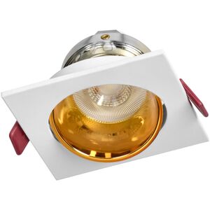 Orno FONDI SC ramka dekoracyjna oprawy punktowej, MR16/GU10 max. 50W, kwadrat, stała, aluminiowa, biało-złota