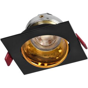 Orno FONDI SC ramka dekoracyjna oprawy punktowej, MR16/GU10 max. 50W, kwadrat, stała, aluminiowa, czarno-złota