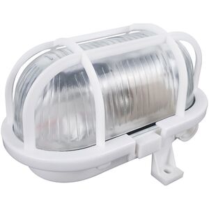 Orno SOTOA, oprawa oświetleniowa,E27, max. 15W, IP54, klosz szklany, osłona plastikowa, biała
