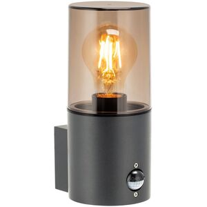 Kinkiet Orno SALVIA oprawa ogrodowa z czujnikiem PIR, E27, max. 15W, IP54, szara