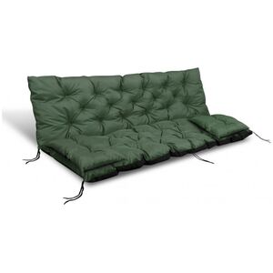 AIO FACTORY ZESTAW OGRODOWY 120x60x50CM + 2 PODUSZKI 42X42 CM ZIELONY