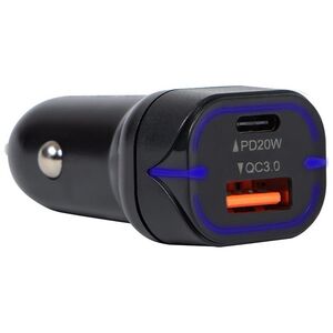 Ładowarka Blow 75-778# Ładowarka samochodowa gn.usb+usb-c 38w g38b