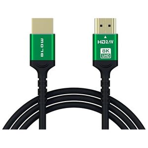 Kabel Blow 96-645# Przyłącze hdmi-hdmi green proste 1m