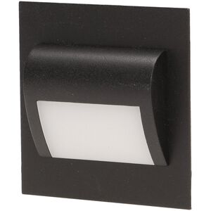Oprawa schodowa Orno DRACO LED 1,2W, oprawa schodowa podtynkowa, 12V DC, 100lm, 3000K, czarna
