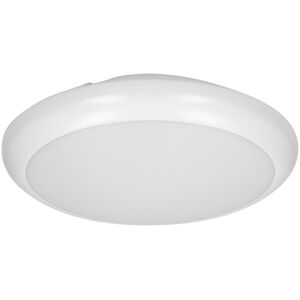 Lampa sufitowa Orno LAPIS LED 12W, plafon oświetleniowy z mikrofalowym czujnikiem ruchu,  800lm, IP65, 4000K, IK10, poliwęglan mleczny, biały