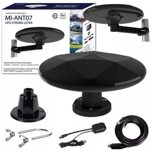Antena RTV Nvox Antena mistral mi-ant07 ufo strong ultra czarna