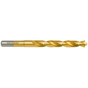Wiertło do metalu Baildon DIN 338 RN 10,5 mm, HSS TiN (S), 133-87 mm (chwyt 3-płaszczyznowy)