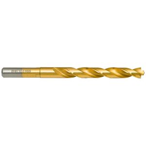 Wiertło do metalu Baildon DIN 338 RN 10 mm, HSS TiN (S), 133-87 mm (chwyt 3-płaszczyznowy)