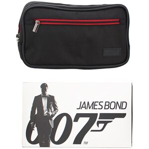 James Bond James Bond, 007, Υλικό, Τσάντα, Προϊόντα Περιποίησης, Μαύρο, Ανδρικά, 28 x 15 x 10 cm Ανδρικά 13440599 737052814087