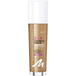Manhattan Manhattan, Easy Match 3 In 1, Liquid Foundation, 41, Mocha, SPF 20, 30 ml για γυναίκες 13462233 3614227721968