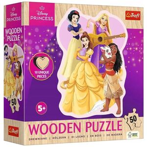 Trefl Puzzle 50 konturowe Urocze Księżniczki TREFL