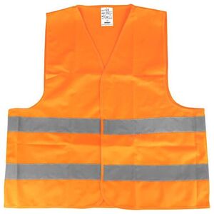 Kamizelka ostrzegawcza odblaskowa pomarańczowa z certyfikatem XXXL AMIO-03986