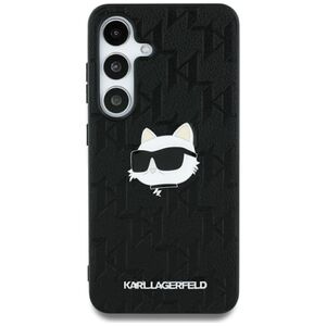 Etui Karl Lagerfeld Leather Monogram Pin  Logo Choupette Head Samsung Galaxy S25 Ultra czarny