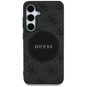 Guess 4G Round Patch Classic Logo MagSafe case for Samsung Galaxy S25 Ultra black