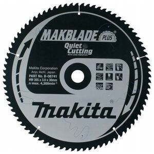 Makita MAKITA ΔΙΚΥΛΛΟ ΠΡΙΟΝΙ 355x30x80z MAKBLADE PLUS WOOD 13296928 88381336734