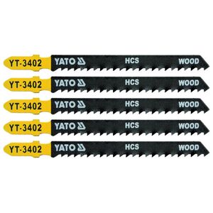Yato Brzeszczot do wyrzynarki typ T HCS do drewna 5cz. TPI8 YT-3402