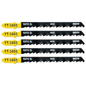 Yato Brzeszczot do wyrzynarki typ T HCS do drewna 5cz. TPI6 YT-3405