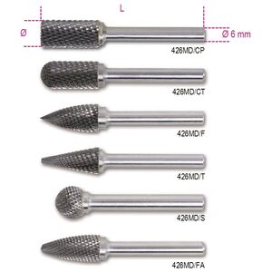 Beta Tools Pilnik obrotowy z węglika spiekanego 12mm (426MD/CT12)