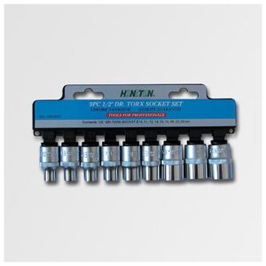 Honiton Zestaw nasadek Torx 1/2" E10-E24 9szt. (H4009)