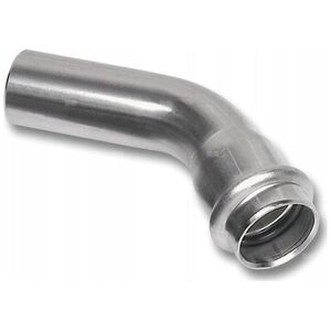 SANHA Αγκωνας SANHA-NIROSAN-Stahl noble d45° d18 μονή υποδοχήSANHA 12209225 4021343148972