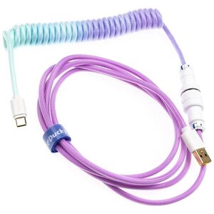 Ducky Ducky Premicord Azure Coiled Cable USB, USB Type C auf Type A - 1,8m 13299520 4711394391341