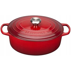 le creuset Le Creuset Signature Oval Roaster Cherry Red 33 cm