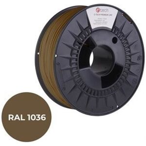 C-Tech C-TECH Tisková κορδόνι (νήμα) PREMIUM LINE, PLA, χρυσό μαργαριτάρι, RAL1036, 1,75mm, 1kg 13206802 8594125012625
