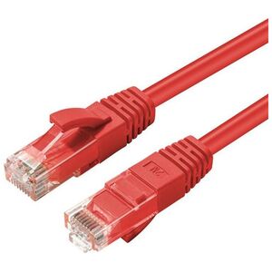 Microconnect MC-UTP6A003R kabel sieciowy Czerwony 0,3 m Cat6a U/UTP (UTP)
