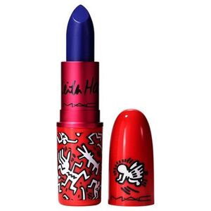 MAC MAC, Viva Glam X Keith Haring, Μακριά ρούχα, Κρεμ κραγιόν, Canal Blue, 3 g για γυναίκες 13077840 773602640713